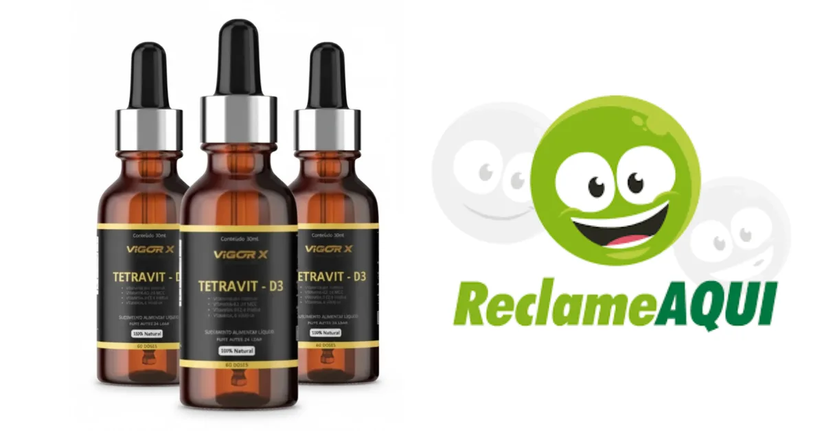 Reputação do Tetravit D3 Gotas no Reclame Aqui