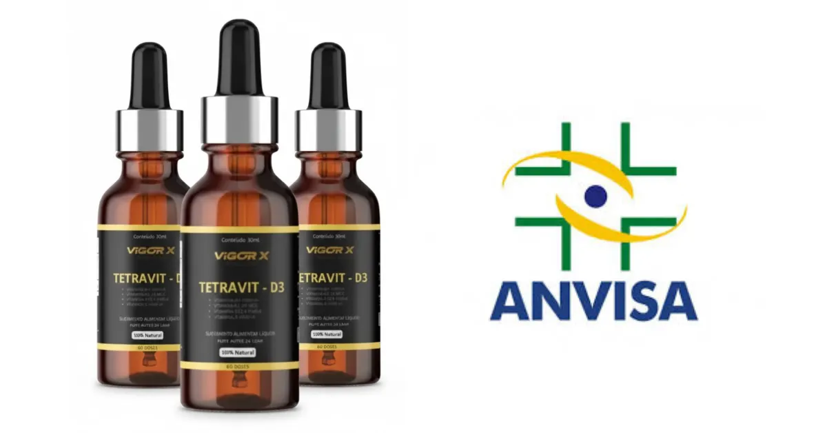 Tetravit D3 Gotas tem registro na Anvisa
